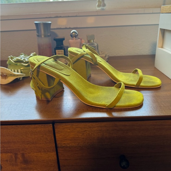 BRAT green suede sandal size 10 by Rafa - Picture 3 of 4